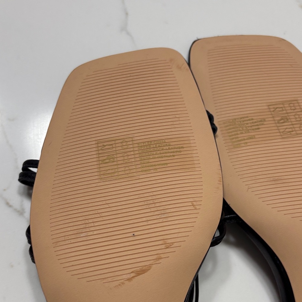 J. Crew Black Strappy Kitten Heel Sandals - Picture 8 of 8